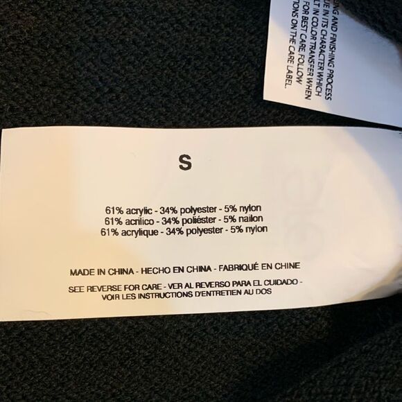 Christian Siriano Women’s Pointelle Pullover Crewneck Lace Sweater SZ Small NWT - Picture 9 of 10